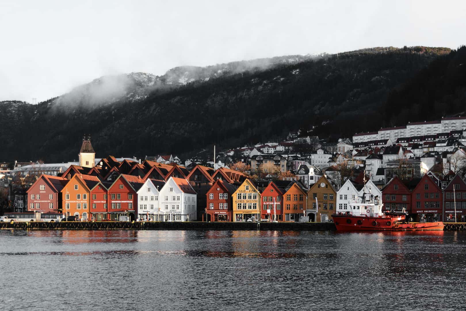 Picture of Bryggen in Bergen