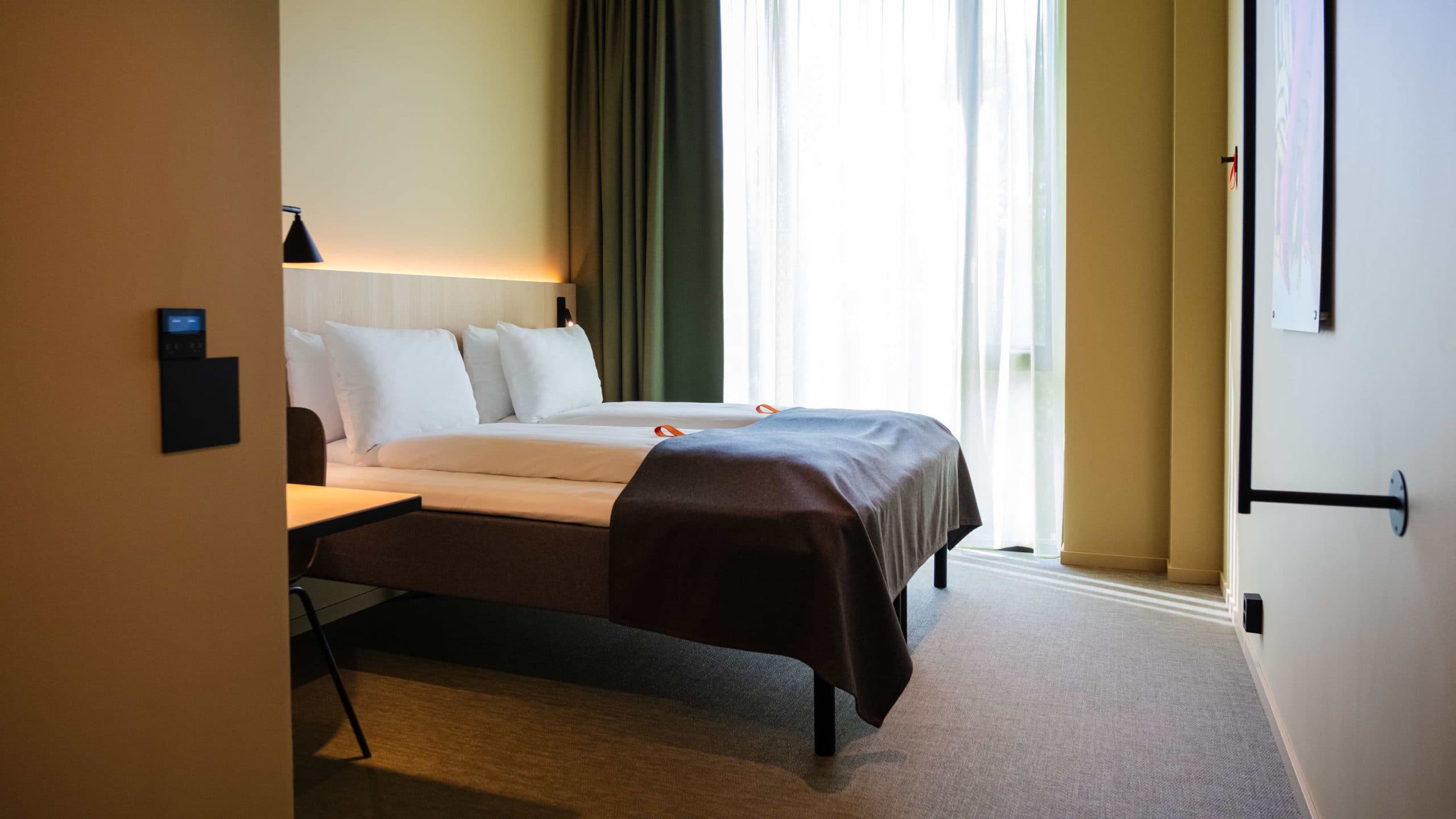 Overview picture of double room at Citybox Kristiansand